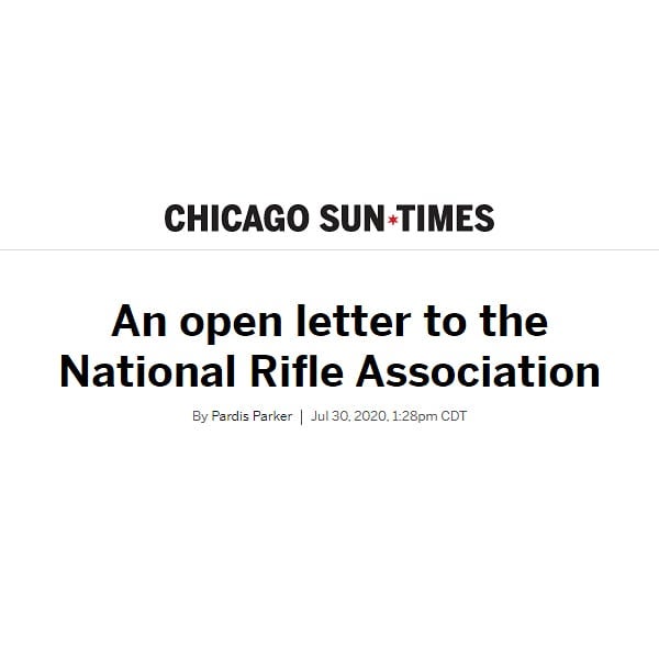 Chicago Sun-Times - An Open Letter to the National Rifle Association